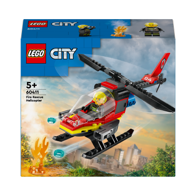 LEGO CITY FIRE 60411 ELICOTTERO DEI POMPIERI ETA 5 