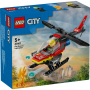 LEGO CITY FIRE 60411 ELICOTTERO DEI POMPIERI ETA 5 