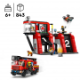 LEGO CITY FIRE 60414 CASERMA DEI POMPIERI E AUTOPOMPA ETA 6 
