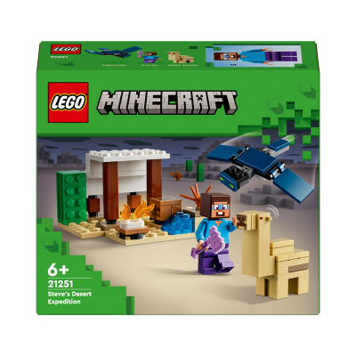 LEGO MINECRAFT 21251 SPEDIZIONE DI STEVE  NEL DESERTO ETA 6 