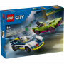 LEGO CITY POLICE 60415 INSEGUIMENTO DELLA MACCHINA DA CORSA ETA 6 