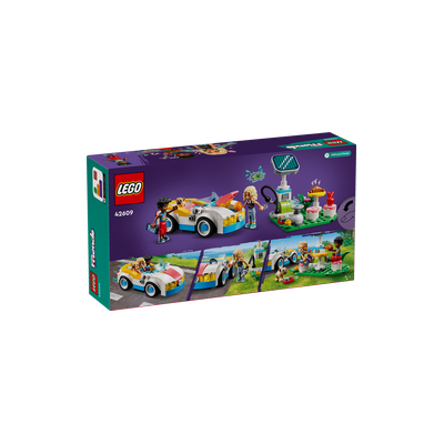 LEGO FRIENDS 42609 AUTO ELETTRICA E CARICABATTERIE ETA 6+