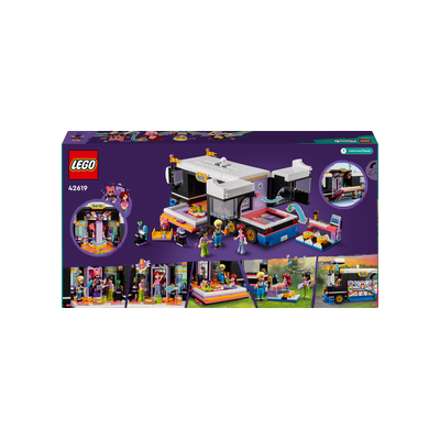 LEGO FRIENDS 42619 TOUR BUS DELLE POP STAR ETA 8 +