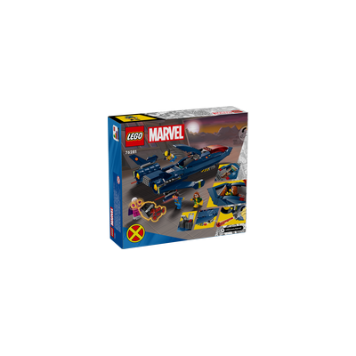 LEGO SUPER HEROES MARVEL 76281 X-JET DI X-MEN ETA 8 +