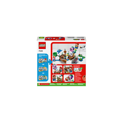 LEGO SUPER MARIO 71432 PACK DI ESPANSIONE IL VELIERO SOMMERSO DI DORRIE ETA 7 +