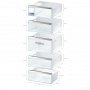 BOSCH GSN54AWDV CONG VERT 328LT H170 L70 NF D 5CASS