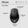 HP 3B4Q2AA MOUSE WIRELESS/BLUETOOTH 430 4000DPI BLACK