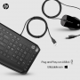 HP 9DF28AA TASTIERA/MOUSE USB-A 200 BLACK