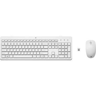 HP 3L1F0AA TASTIERA/MOUSE WIRELESS 230 WHITE