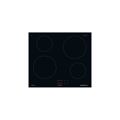 GLEM GAS GTI640L PIANO INDUZ 60CM 4Z NERO PWRMNG PROF48 1 KW A 7,2