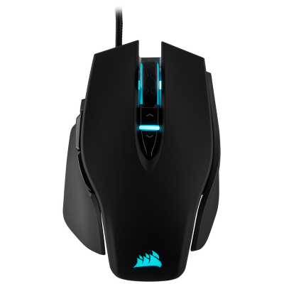 CORSAIR CH-9309011-EU M65 ELITE RGB MOUSE GAMING 18000DPI, PESI RREGOLABILI, CAVO USB NERO