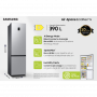 SAMSUNG RB38C774DS FRIGO COMBI 390LT H203 NF INOX D    DISPL METALBA