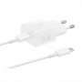 SAMSUNG EP-T2510XWEGEU CARICABATTERIE TRAVEL   CAVO TYPE-C 25W BIANCO
