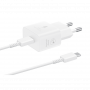 SAMSUNG EP-T2510XWEGEU CARICABATTERIE TRAVEL   CAVO TYPE-C 25W BIANCO