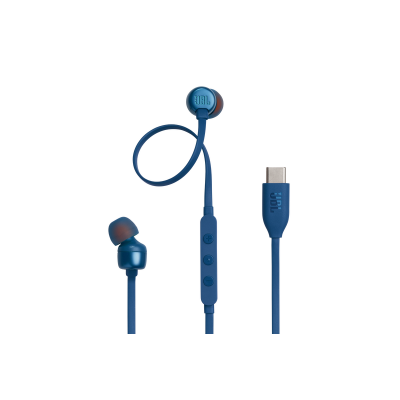 JBL T310BLU AURICOLARE CON MIC IN EAR BLU TYPE C