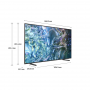 SAMSUNG QE65Q60DAU TVC LED 65 4K SMART HDR10  WIFI QLED 3HDMI 2USBHD