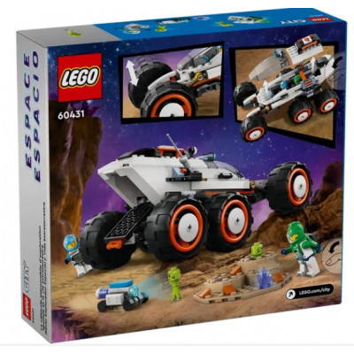 LEGO CITY SPACE 60431 ROVER ESPLORATORE SPAZIALE E VITA ALIENA ETA 6