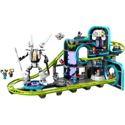 LEGO 60421 MONTAGNE RUSSE DI ROBOT WORLD ETA 8 +