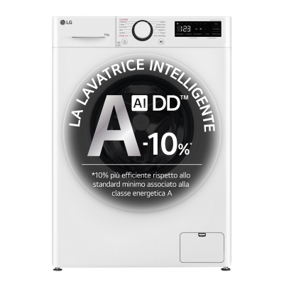 LG F4R3010NSW LAVATRICE CF 10KG 1400G A-10  INV VAP OBLOBIANCO