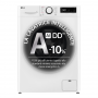LG F4R3010NSW LAVATRICE CF 10KG 1400G A-10  INV VAP OBLOBIANCO