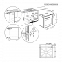 ELECTROLUX EOF4P46X FORNO 74LT MULTI9 A  PIROLITICO INOX DISPLAY PART