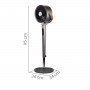 ARDES AR5CIR02 VENT. PIANTANA LUMIA 7 PALE H.135 DIFF.AROMI CONT