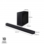 SAMSUNG HW-Q800D/Z HOME SOUNDBAR 5.1.2 360W 9 SPEAKER BT 4.2Q SINFON