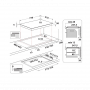 HOTPOINT HB0577BNE PIANO INDUZ 77CM 4Z COMBIDUO NERO