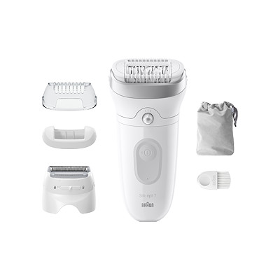 BRAUN SE 7-041 SILKEPIL RICARICABILE WETDRY 40 PIN. SMART LIGHT ACC. RASOIO