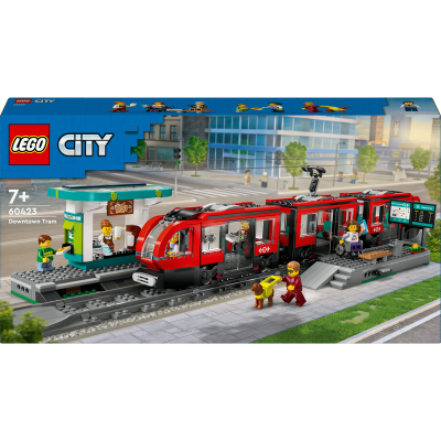 LEGO CITY TRAINS 60423 TRAM E FERMATA DEL TRAM ETA 7 +
