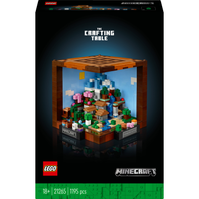LEGO MINECRAFT 21265 BANCO DA LAVORO ETA 18 +