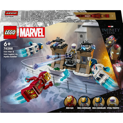 LEGO SUPER HEROES MARVEL 76288 IRON MAN E LEGIONE DI FERRO VS. SOLDATO HYDRA ETA 6 +