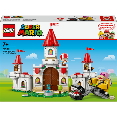 LEGO SUPER MARIO 71435 BATTAGLIA CON ROY AL CASTELLO DI PEACH ETA 7 +