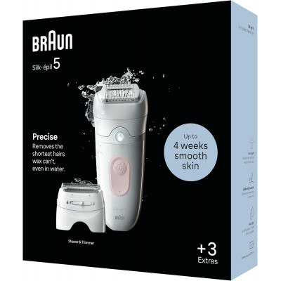 BRAUN 5030 SILKEPIL RIC WETDRY 28 PIN. SMART LIGHT ACC. RASOIO