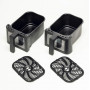 ARIETE 4631 FRIGGITRICE DOPPIA 4,5LT + 4,5LT 2400W TIMER CON