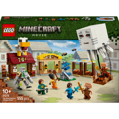LEGO MINECRAFT 21273 ATTACCO AL VILLAGGIO DEL GHAST-PALLONE 10 
