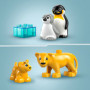 LEGO DUPLO TOWN 10442 FAMIGLIE DI ANIMALI: PINGUINI E LEONI
