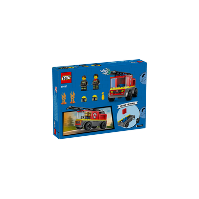 LEGO CITY FIRE 60463 AUTOPOMPA CON SCALA