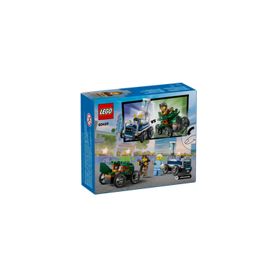 LEGO CITY GREAT VEHICLES 60459 PACK VEICOLI DA CORSA: AEREO CONTRO LETTO D   OSPEDALE