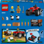 LEGO CITY GREAT VEHICLES 60461 TRATTORE AGRICOLO ROSSO CON RIMORCHIO E PECORE
