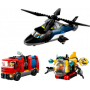 LEGO CITY GREAT VEHICLES 60462 ELICOTTERO, AUTOPOMPA E SOTTOMARINO