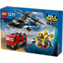 LEGO CITY GREAT VEHICLES 60462 ELICOTTERO, AUTOPOMPA E SOTTOMARINO