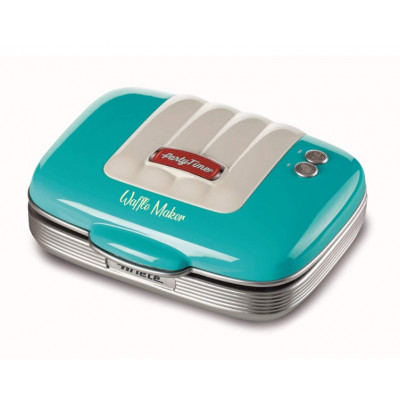 ARIETE 1973 MACCHINA X WAFFLE MAKER 700W PARTY TIME AZZURRO