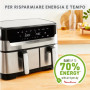 MOULINEX EZ905D FRIGGITRICE AD ARIA DUAL CAPACITY 8,3L8 PROGRAMMI