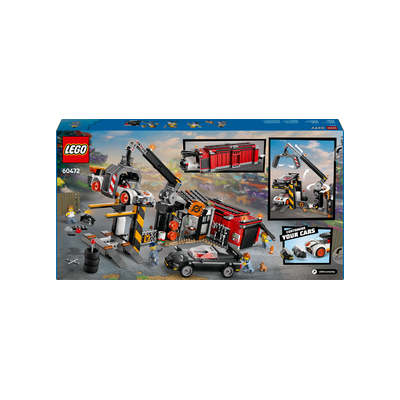 LEGO MY CITY 60472 SFASCIACARROZZE CON AUTO 7+