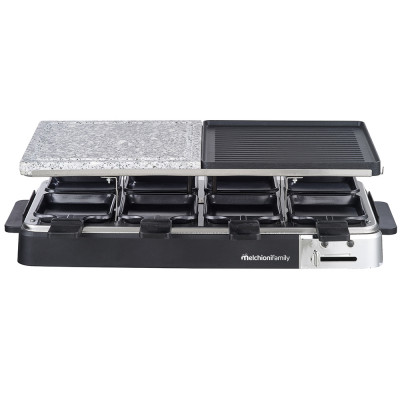 MELCHIONI OLIMPIA RACLETTE E PIASTRA ELETTRICA 1200W