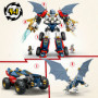 LEGO NINJAGO 71834 MECH ULTRA COMBINATORE DI ZANE 9+