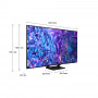SAMSUNG QE55Q70DAT TVC LED 55 4K SMART HDR10  WIFI QLED 4 HDMI 2USBQ
