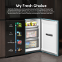 HISENSE RQ768N4GBE FRIGO MULTI4P 486LT H190 L91 NF E VETRONERO KITCH