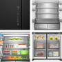 HISENSE RQ768N4GBE FRIGO MULTI4P 486LT H190 L91 NF E VETRONERO KITCH